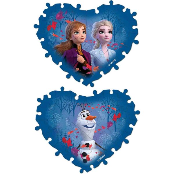 Puzzle 3D Cutie Inima Frozen, 54 Piese - RVS3D11236