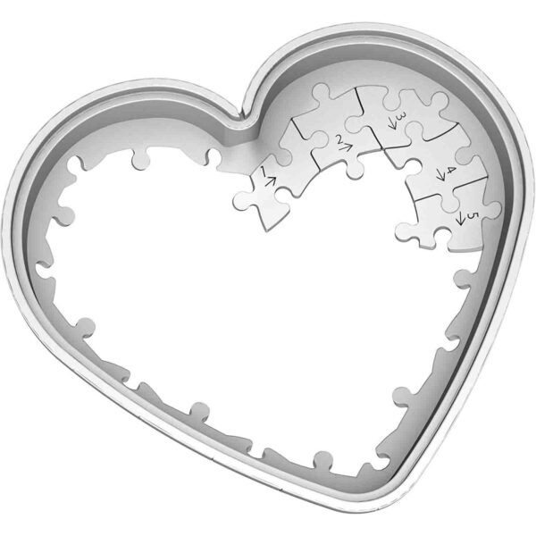 Puzzle 3D Cutie Inima Frozen, 54 Piese - RVS3D11236