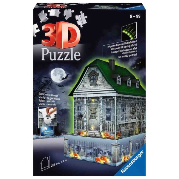 Puzzle 3D Led Casa Bantuita, 216 Piese - RVS3D11254