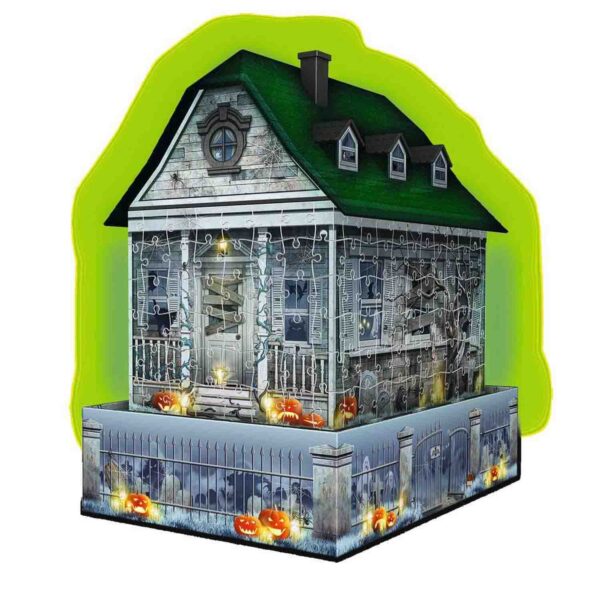Puzzle 3D Led Casa Bantuita, 216 Piese - RVS3D11254