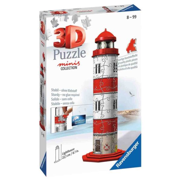 Puzzle 3D Mini Lighthouse, 54 Piese - RVS3D11273