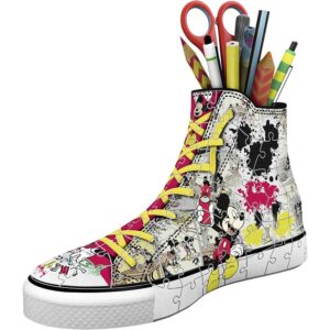 Puzzle 3D Suport Pixuri Sneaker Mickey, 108 Piese - RVS3D12055
