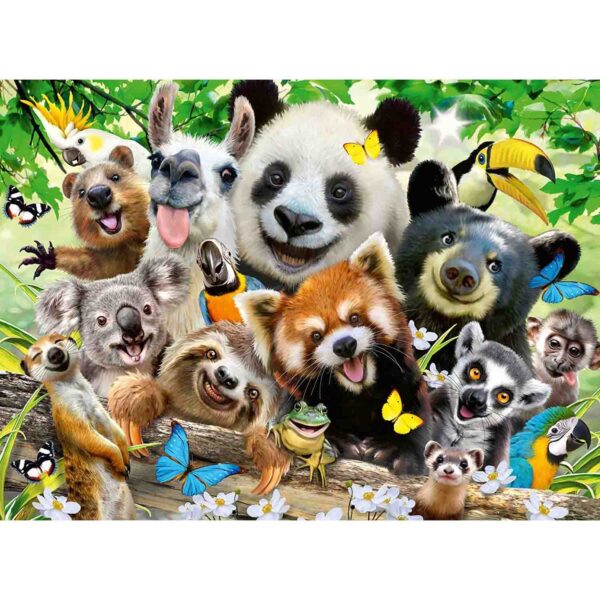 Puzzle Selfie Cu Animale, 300 Piese - RVSPC12893
