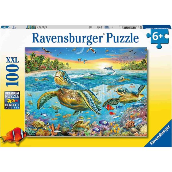 Puzzle Testoase, 100 Piese - RVSPC12942