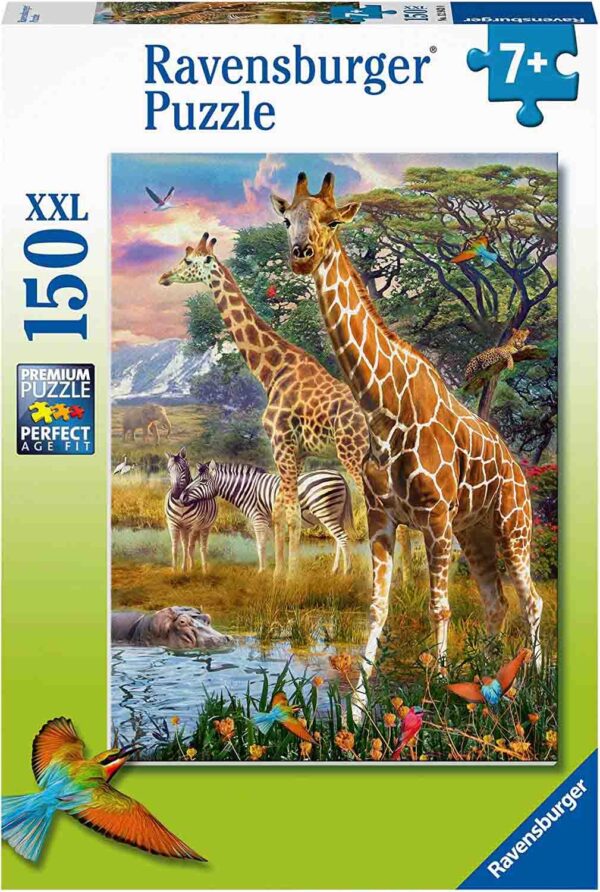 Puzzle Girafe In Africa, 150 Piese - RVSPC12943