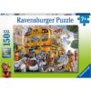 Puzzle Autobuzul Scolar Al Animalelor, 150 Piese - RVSPC12974