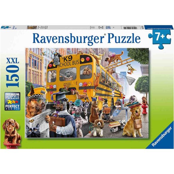 Puzzle Autobuzul Scolar Al Animalelor, 150 Piese - RVSPC12974