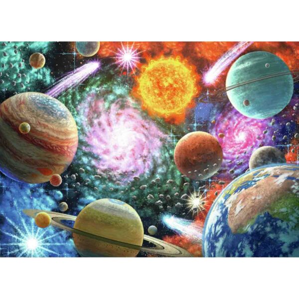 Puzzle Planetele Sistemului Solar, 100 Piese - RVSPC13346