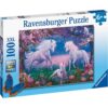 Puzzle Unicorni Albi, 100 Piese - RVSPC13347