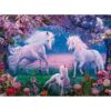 Puzzle Unicorni Albi, 100 Piese - RVSPC13347