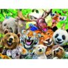 Puzzle Selfie Cu Animale Exotice, 300 Piese - RVSPC13354