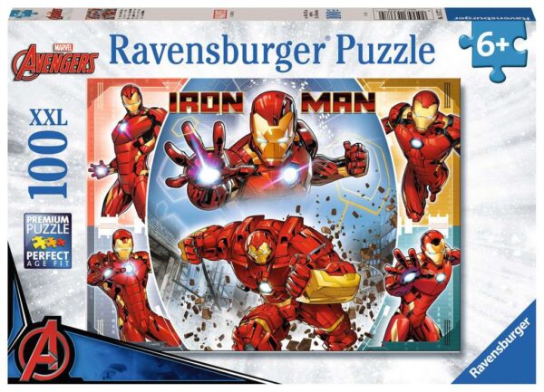 Puzzle Avengers Iron Man, 100 Piese - RVSPC13377