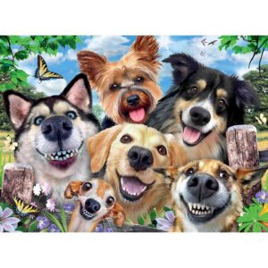 Puzzle Selfie Cu Catelusi, 500 Piese - RVSPA16425