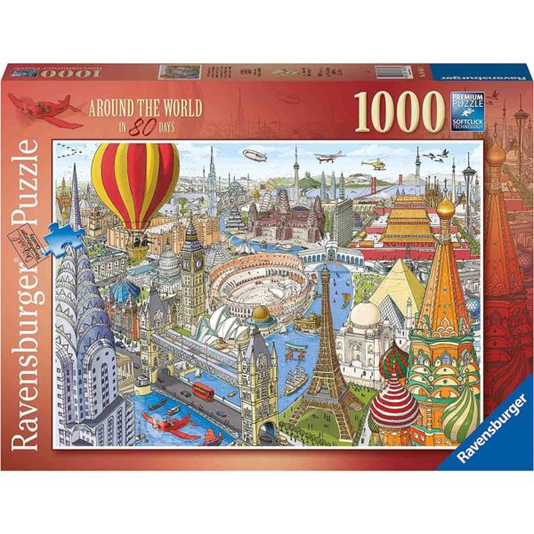 Puzzle Ocolul Pamantului In 80 De Zile, 1000 Piese - RVSPA16961
