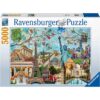 Puzzle Colaj Marile Orase, 5000 Piese - RVSPA17118