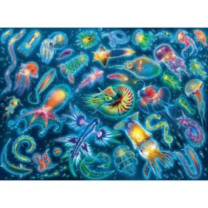Puzzle Specii Marine Colorate, 500 Piese - RVSPA17375