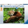 Puzzle Panda Rosu, 500 Piese - RVSPA17381