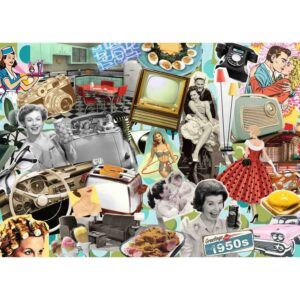 Puzzle Anii 50, 1000 Piese - RVSPA17387