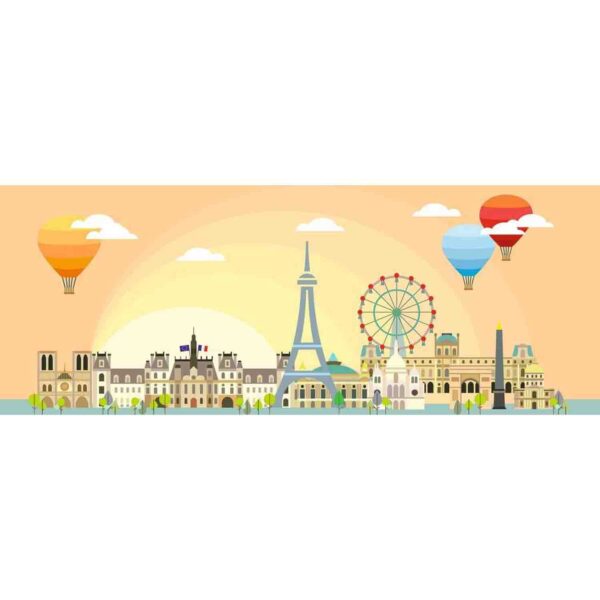 Puzzle Panorama Paris, 1000 Piese - RVSPA17393