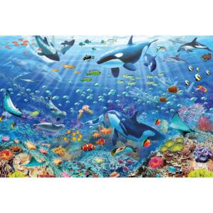 Puzzle Lumea Subacvatica Colorata, 3000 Piese - RVSPA17444