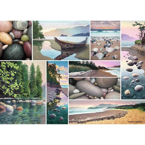 Puzzle Colaj Coasta De Vest, 1000 Piese - RVSPA17469