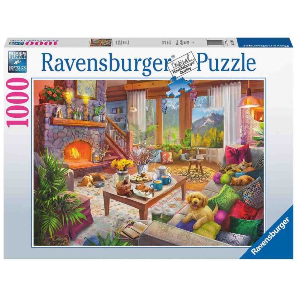 Puzzle Cabana Cozy, 1000 Piese - RVSPA17495