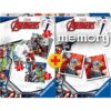 Puzzle + Joc Memory Avengers, 25/36/49 Piese - RVSPC20674