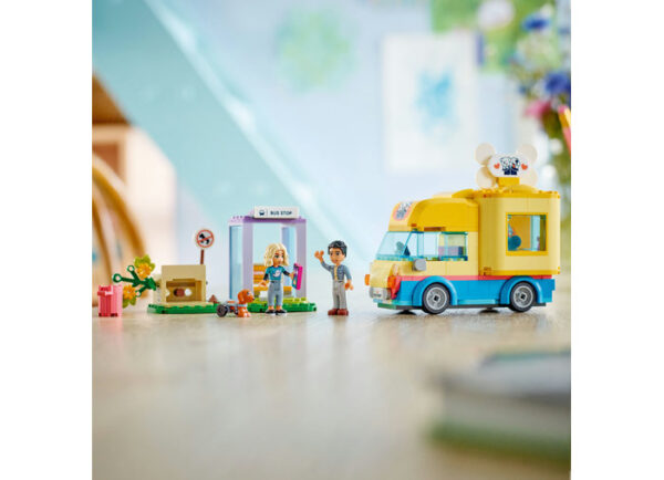 LEGO Friends - Furgoneta pentru salvarea cainilor 41741, 300 piese