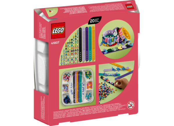 LEGO DOTS - Mega pachet Designer de bratari 41807, 388 piese