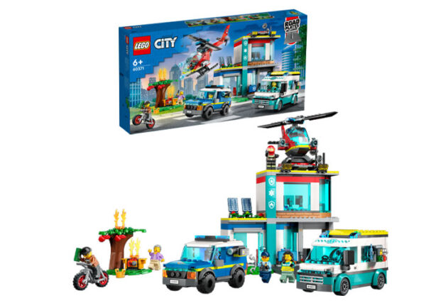 LEGO City - Centru pentru vehicule de urgenta 60371, 706 piese