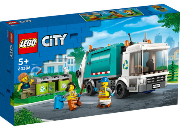 60386-lego-city-1 LEGO City - Camion de reciclare 60386, 261 piese