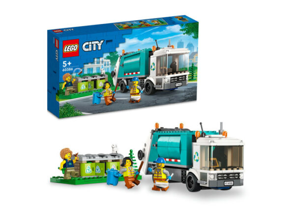 60386-lego-city LEGO City - Camion de reciclare 60386, 261 piese