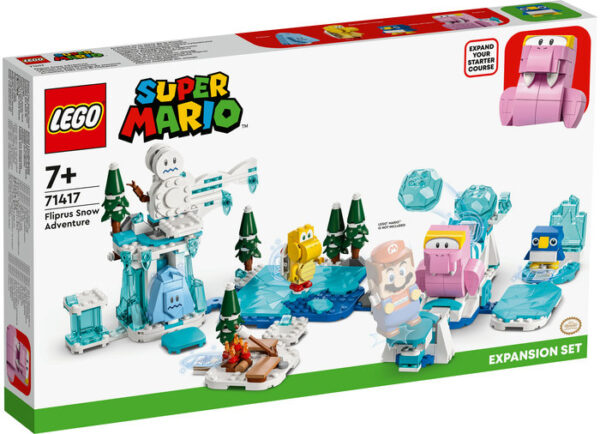 LEGO Super Mario - Set de extindere - Aventuri in zapada cu Fliprus 71417, 567 piese