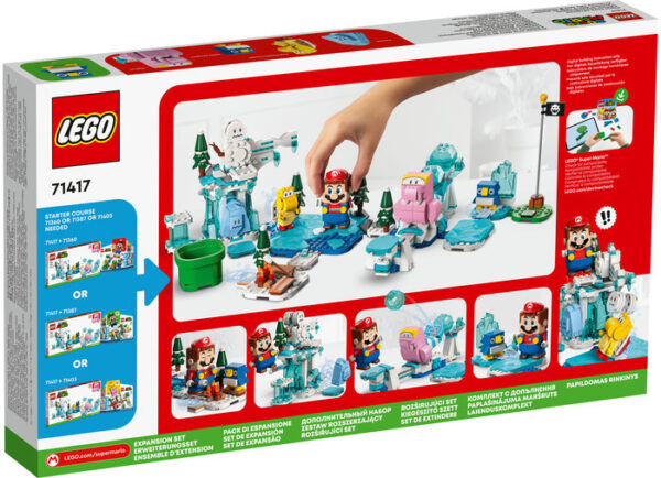 LEGO Super Mario - Set de extindere - Aventuri in zapada cu Fliprus 71417, 567 piese