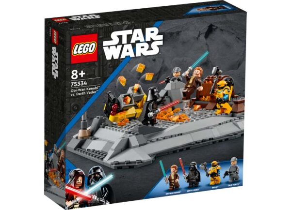 LEGO Star Wars - Obi-Wan Kenobi versus Darth Vader 75334, 408 piese