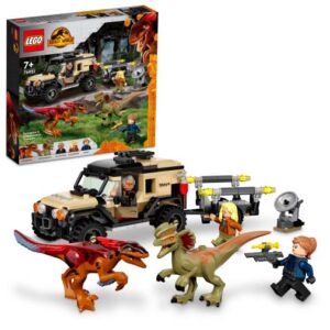 LEGO Jurassic World - Transportul de Pyroraptor şi Dilophozaur 76951, 254 piese