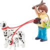 Playmobil - Set Portabil Copii Cu Catelusi - PM70530