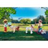 Playmobil - Set Portabil Copii Cu Catelusi - PM70530