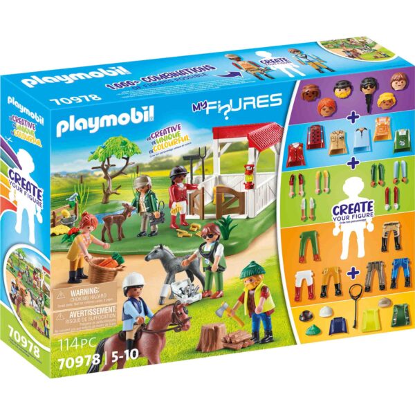 Playmobil - Creeaza Propria Figurina - Ferma De Cai - PM70978