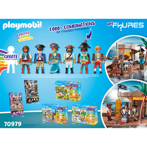 Playmobil - Creeaza Propria Figurina - Insula Piratilor - PM70979