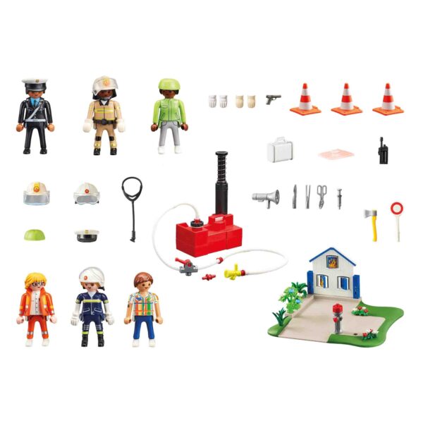 Playmobil - Creeaza Propria Figurina - Misiunea De Salvare - PM70980