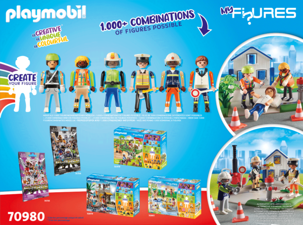 Playmobil - Creeaza Propria Figurina - Misiunea De Salvare - PM70980