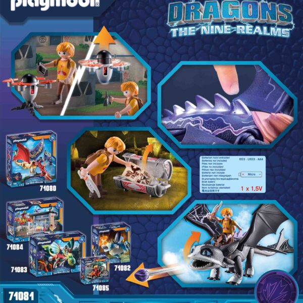Playmobil - Dragons: Thunder & Tom - PM71081