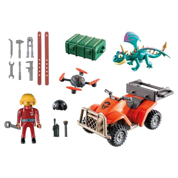 Playmobil - Dragons: Vehiculul Lui Icaris Si Phil - PM71085