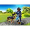 Playmobil - Figurina Politist Cu Catel - PM71162