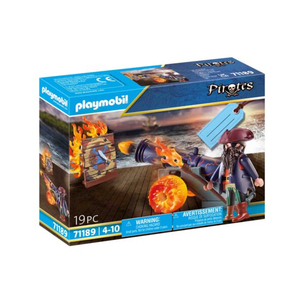 Playmobil - Set Cadou Pirat Cu Tun - PM71189