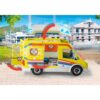 Playmobil - Ambulanta Galbena Cu Lumini Si Sunete - PM71202