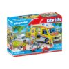 Playmobil - Ambulanta Galbena Cu Lumini Si Sunete - PM71202