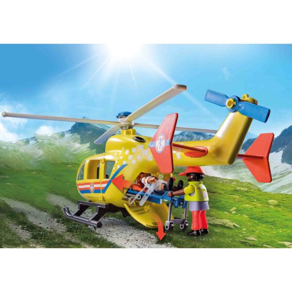 Playmobil - Elicopter Galben De Salvare - PM71203