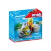 Playmobil - Motocicleta Galbena Cu Lumini - PM71205